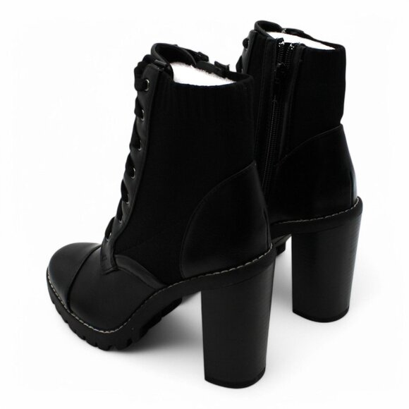 Pilas Womens Faux Leather Lace-up Booties - Picture 6 of 7